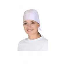 Бандана повара белая фото