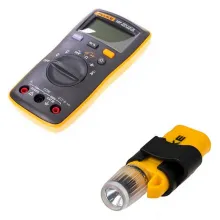 Комплект — мультиметр Fluke 107 с фонарем на головной убор Fluke L205 фото