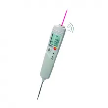 Testo 826-T4, инфракрасный термометр с проникающим зондом и лазерным целеуказателем фото