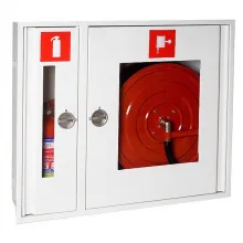 Шкаф для пожарного крана, комплект KOMBI HW-25W-K фото