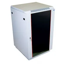 ЦМО ШТК-М-22.6.8-1ААА - шкаф напольный разборный 19", 600х800мм, 22U, стеклянная дверь фото