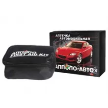 Автомобильная аптечка АППОЛО-АВТО по приказу №1080н от 08.10.2020г. (мягкий футляр) фото