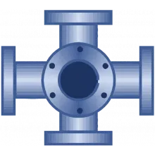 Подставка-крест. фланц. ППКФ 100*500 фото
