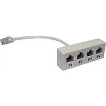 TWT-Y-1P4 - разветвитель на 4 параллельных порта RJ-45 фото