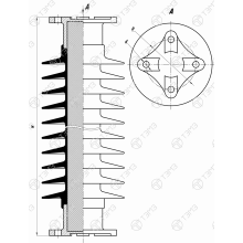Изоляторы опорные стержневые типа ОСК 6(8)-110 фото
