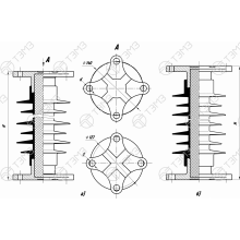 Изоляторы опорные стержневые типа ОСК 8(10,12.5)-35 фото