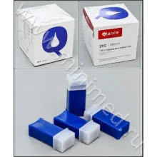 Автоматический ланцет Qlance Universal, глубина прокола 1,8мм, игла 21G, синий, уп.100шт фото