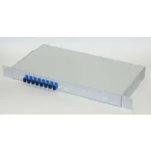 КРС-8-SC - кросс оптический стоечный (19"), 1U, 8 портов, SM, SC/UPC, укомплектованный фото