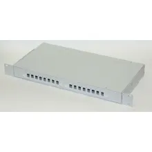 КРС-16-LC - кросс оптический стоечный (19"), 1U, 16 портов, SM, LC, укомплектованный фото