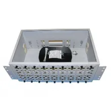 КРС-144-ST - кросс оптический стоечный (19"), 4U, 144 порта, SM, ST/UPC, укомплектованный фото