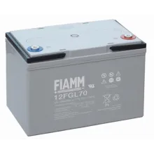FIAMM 12 FGL 70 - батарея аккумуляторная серии FGL (12 В, 70 А/ч, 272x166x191 мм, 23,2 кг) фото