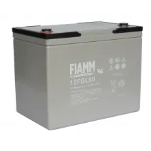 FIAMM 12 FGL 80 - батарея аккумуляторная серии FGL (12 В, 80 А/ч, 259x168x208 мм, 27 кг) фото