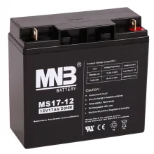 MNB MS17-12 Аккумуляторная батарея серии MS (12 В, 17 Ач, 181х77х160 мм, 4,92 кг) фото