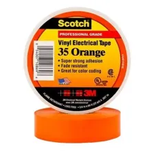 3M Scotch® 35 - изоляционная лента высшего класса, оранжевая, 19 мм х 20 м х 0,18 мм фото