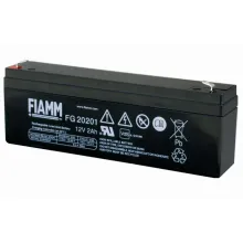 FIAMM FG 20201 - батарея аккумуляторная серии FG (12 В, 2 Ач, 178х34х60 мм, 0,93 кг) фото