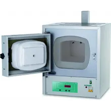 Муфельная печь ЭКПС-10 (многоступенчатый регулятор; 10 л; Т до +1100 °С) с вытяжкой фото