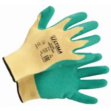 Перчатки ULT660 GREEN GRIP трикотажные с латексным текстурированным покрытием ULTIMA® фото