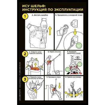 Устройство для спуска (УКСПА) ШЕЛЬФ с арамидным канатом фото 2