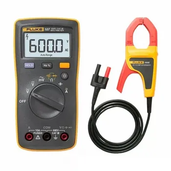 Комплект — мультиметр Fluke 107 с токовыми клещами Fluke I400E ERTA фото 1