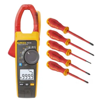 Комплект Fluke IB376M — токоизмерительные клещи Fluke 376 FC с набором отвёрток фото 1
