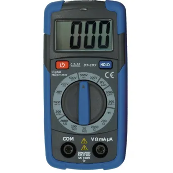 Мультиметр цифровой CEM DT-103 фото 1