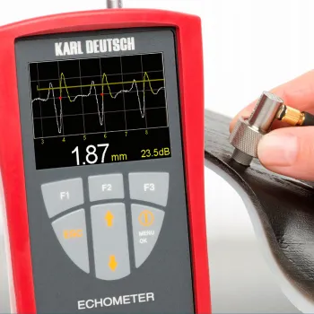 Высокопрецизионный ультразвуковой толщиномер ECHOMETER 1077 фото 1