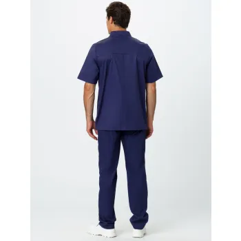 Костюм мужской Сансара-001 (тк.Смесовая,160) MedLine, т.синий фото 2