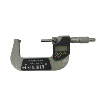 Микрометр цифровой МКЦ 50-75 (0,001) КРИН ГОСТ 6507-90  фото 1