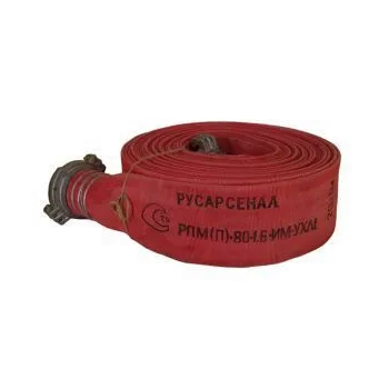 Рукав пожарный Типа Латекс РПМ(П)-80-1,6-М-УХЛ1 (20+-1м) с ГР-80 фото 1
