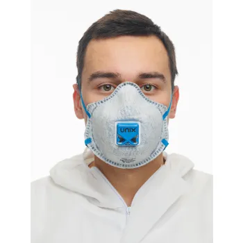 Полумаска формованная фильтрующая UNIX Air 512V FFP2 R D фото 3