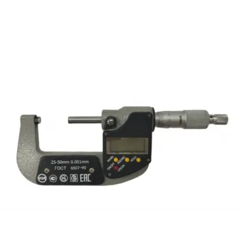 Микрометр цифровой МКЦ 25-50 (0,001) КРИН ГОСТ 6507-90  фото 1