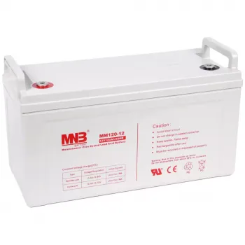 MNB MM120-12 Аккумуляторная батарея серии MM (12 В, 120 Ач, 236х173х406 мм, 35,6 кг) фото 1