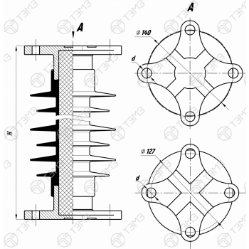 Изоляторы опорные стержневые типа ОСК 10?20 фото 1