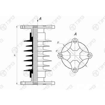 Изоляторы опорные стержневые типа ОСК 16?20 фото 1