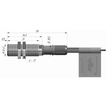 Индуктивный датчик ДВИ-М12-34С-1130-Х.2 фото 4