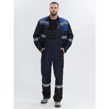 Костюм Виватный-2 AR (тк.Смесовая,220) п/к, т.синий/черный/васильковый фото 1