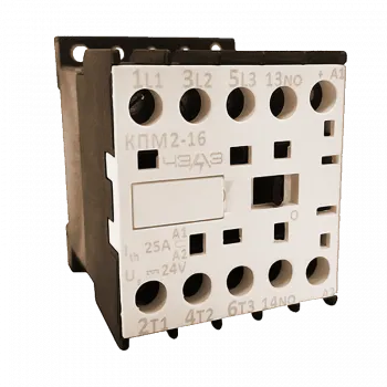 Контактор КПМ2-06-30-10-02 УХЛ3 Uуправл 24В I пост Iном.конт 6А гл.3з всп.1з УХЛ3 фото 1