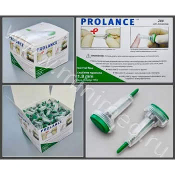 Ланцет Prolance Normal Flow, глубина прокола 1,8 мм, игла 21G, зеленый, уп.200шт фото 1