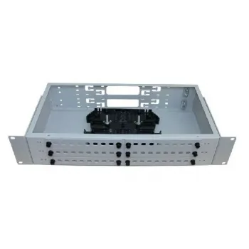 КРС-48-LC - кросс оптический стоечный (19"), 2U, 48 портов, SM, LC, укомплектованный фото 1