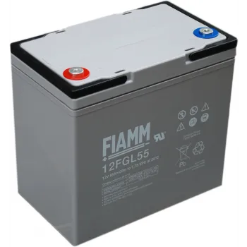 FIAMM 12 FGL 55 - батарея аккумуляторная серии FGL (12 В, 55 А/ч, 229x138x207 мм, 18,2 кг) фото 1