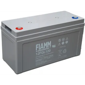 FIAMM 12 FGL 120 - батарея аккумуляторная серии FGL (12 В, 120 А/ч, 407x173x220 мм, 38 кг) фото 1
