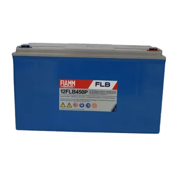 FIAMM 12 FLB 450 P - батарея аккумуляторная серии FLB (12 В, 120 Ач, 379х174х218 мм, 38 кг) фото 1