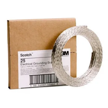 3M Scotch 25 - гибкая токопроводящая лента из покрытой оловом медной проволоки, 25 мм2 х 4,57 м фото 1
