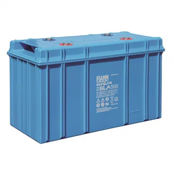 FIAMM 2 SLA 500 - батарея аккумуляторная серии SLA (2 В, 500 Ач, 387х173х251 мм, 34 кг) фото 1