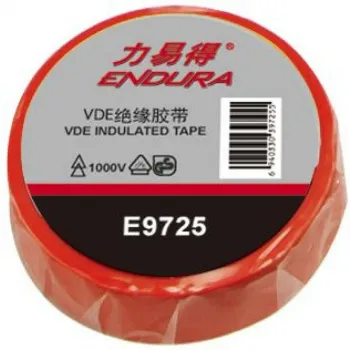 Endura E9725 - изоляционная лента (винил; красная VDE) фото 1