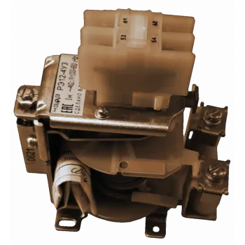 Реле тока РЭ12-4 У3 Iн ~250 А 50.60Гц 1"з" 1"р" Iсраб 220-700% Iн присоед.переднее с ручн возвратом фото 1