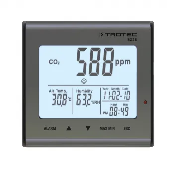 Термогигрометр Trotec BZ25 с анализом углекислого газа (CO₂) фото 1